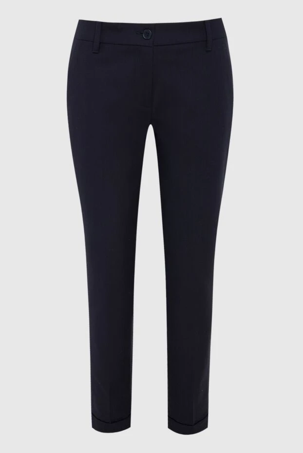 Jacob Cohen woman black wool and cotton trousers for women 164580 - photo 1