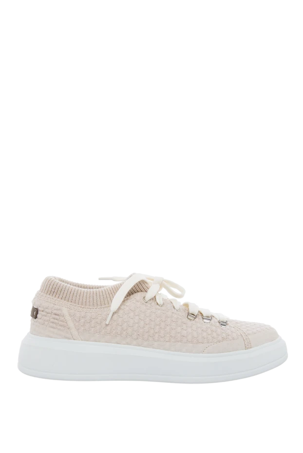 Peserico women's sneakers in pink with decorative texture. 164608 - photo 1