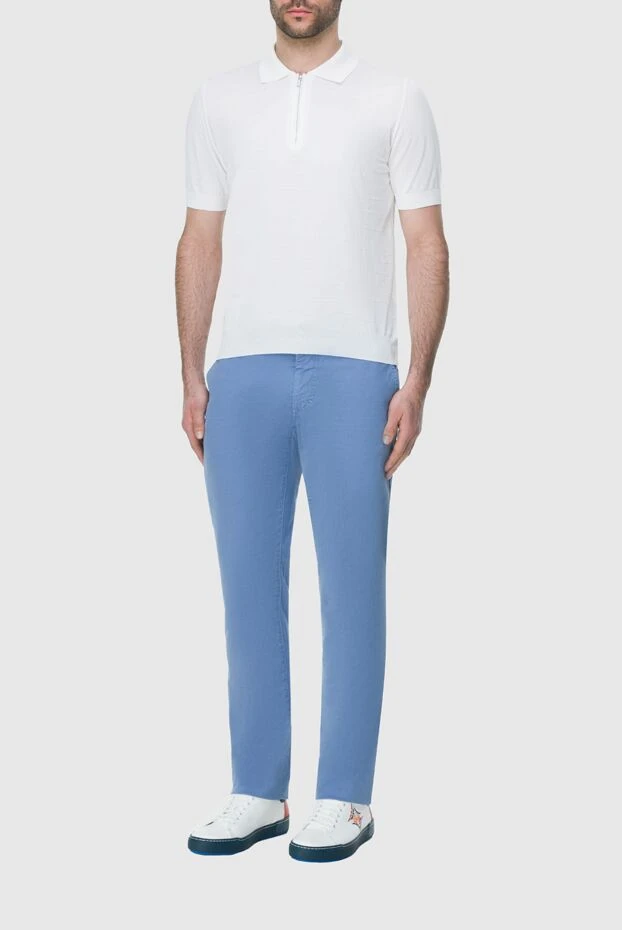 Zilli чоловічі джинси з бавовни блакитні чоловічі купити фото з цінами 164648 - фото 2