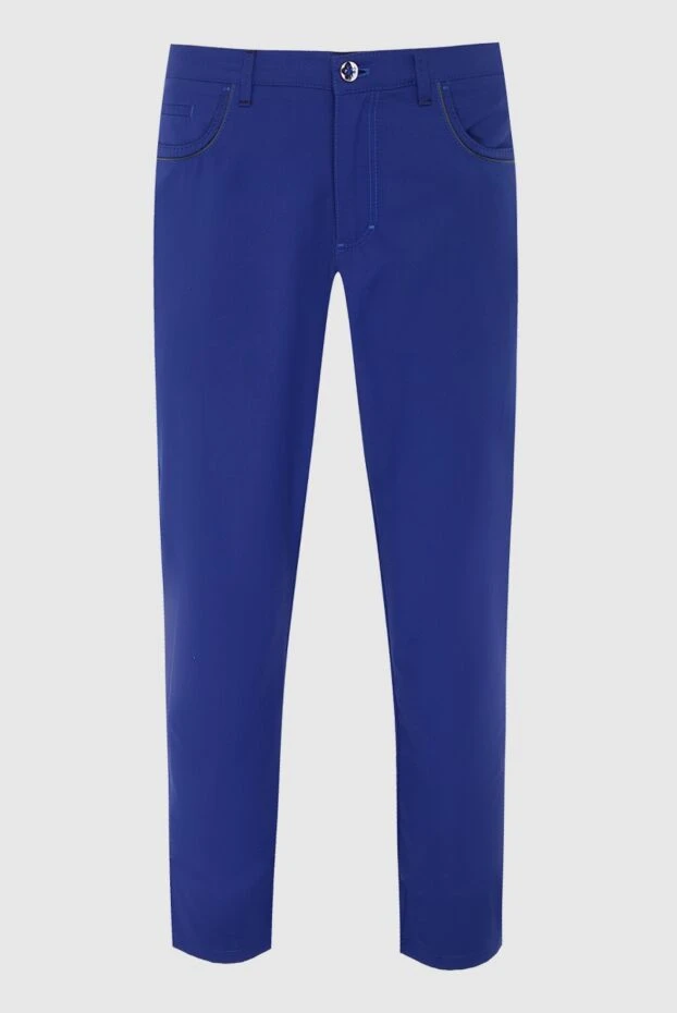 Zilli man blue cotton trousers for men buy with prices and photos 164649 - photo 1