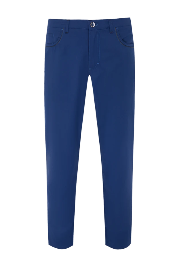 Zilli blue cotton pants for men 164649 - photo 1