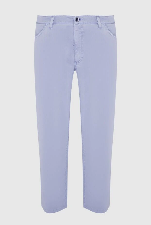 Zilli мужские джинсы из хлопка голубые мужские купить с ценами и фото 164663 - фото 1