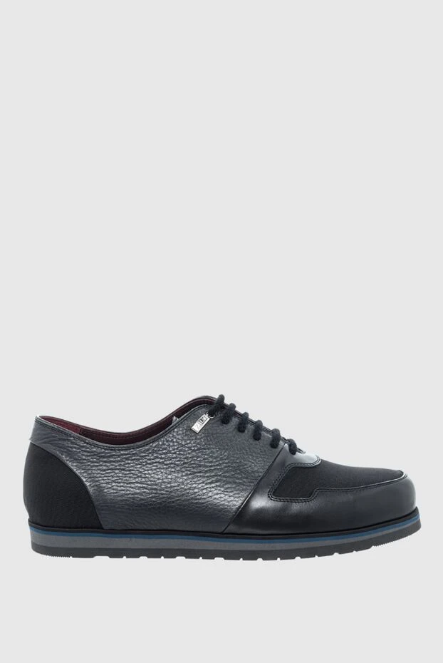 Zilli man black leather sneakers for men buy with prices and photos 164703 - photo 1