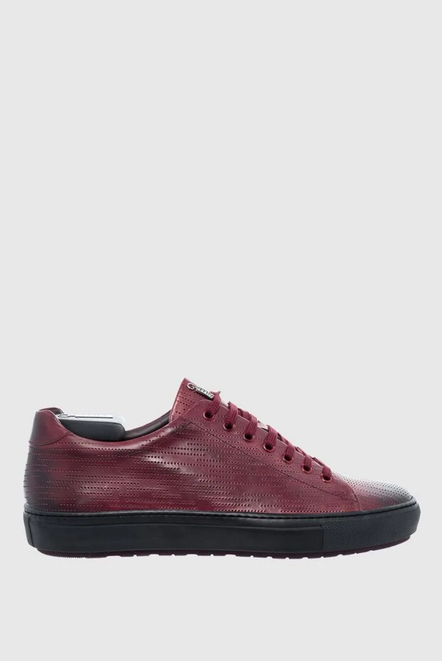 Zilli man burgundy leather sneakers for men buy with prices and photos 164713 - photo 1