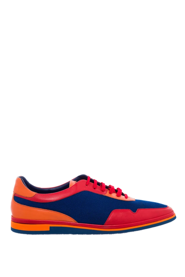 Zilli man leather and polyester sneakers orange for men buy with prices and photos 164714 - photo 1