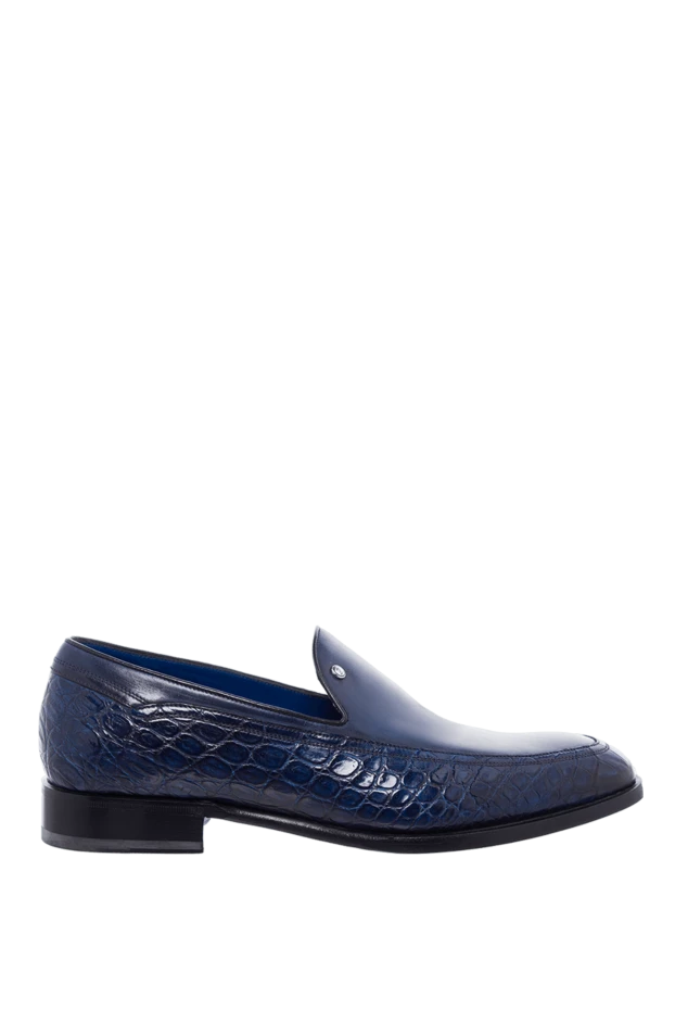 Zilli man blue crocodile leather loafers for men buy with prices and photos 164734 - photo 1