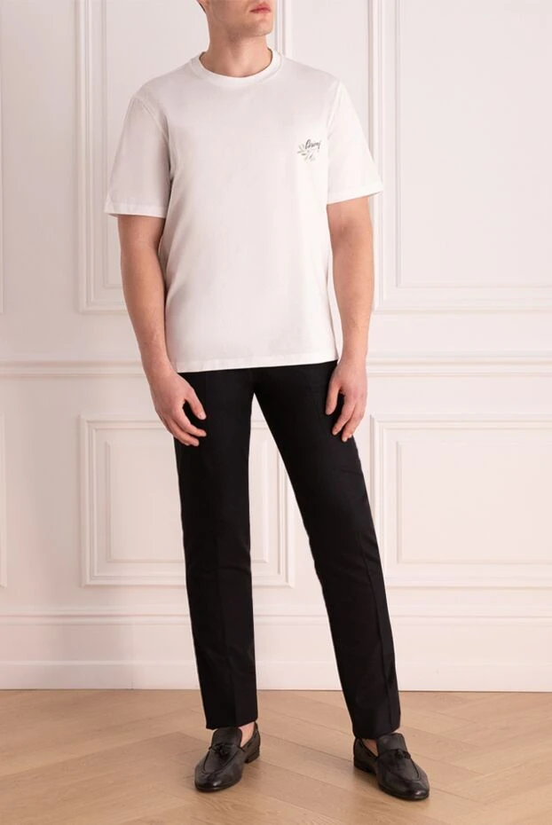 Brioni man white cotton t-shirt for men 164746 - photo 2