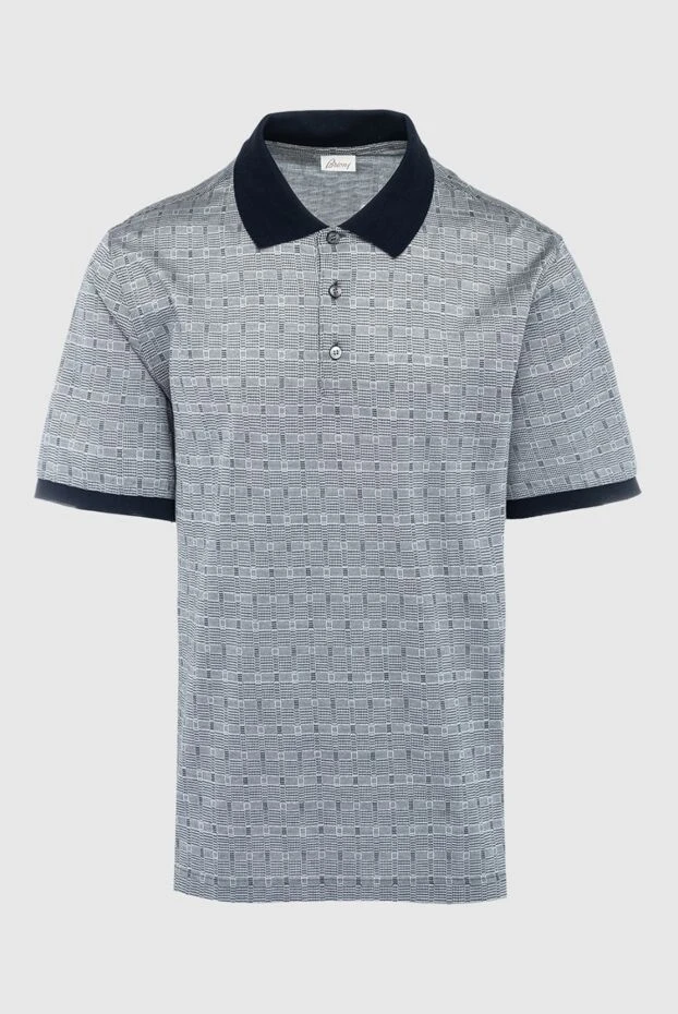 Brioni polo from cotton gray for men 164763 - photo 1