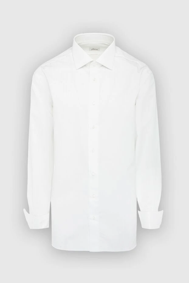 Brioni man white cotton shirt for men 164765 - photo 1