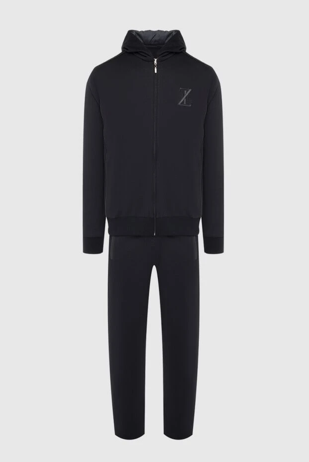 Zilli man men's sports suit made of cotton, polyamide, cashmere and silk, black buy with prices and photos 164772 - photo 1