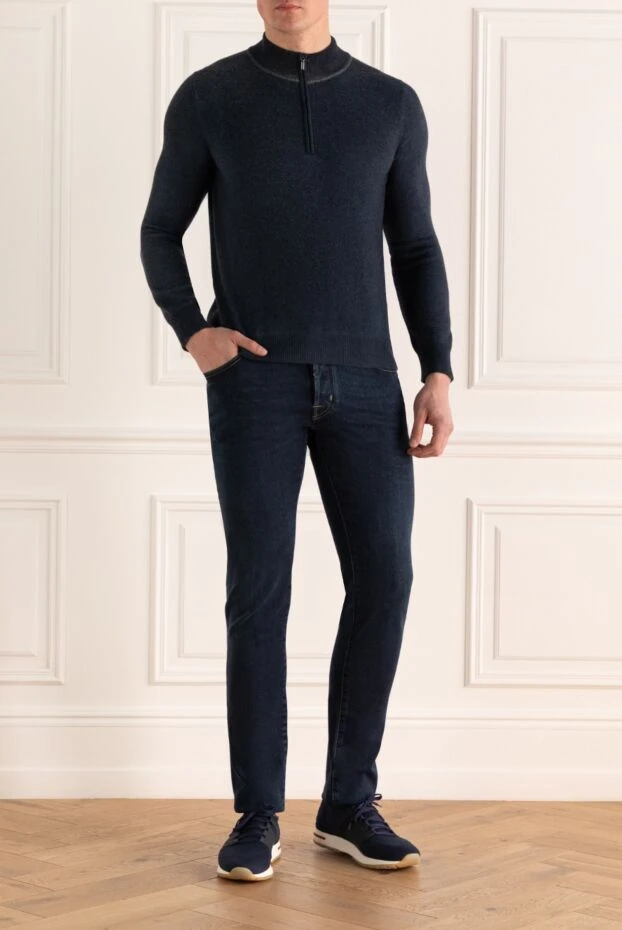 Zilli man troyer cashmere blue for men 164800 - photo 2