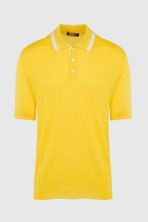 Zilli man yellow silk polo for men buy with prices and photos 164804 - photo 1