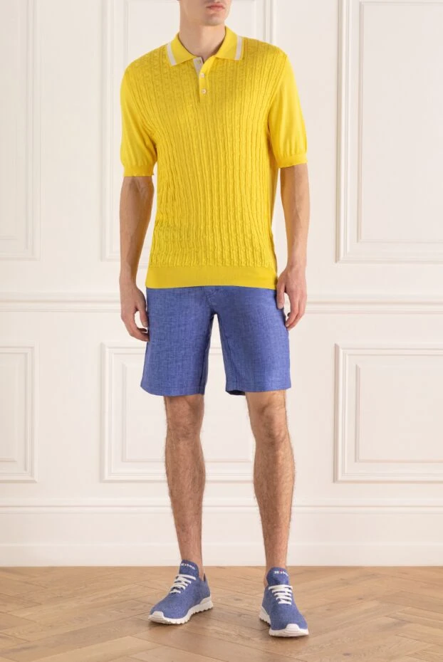 Zilli man yellow silk polo for men buy with prices and photos 164804 - photo 2