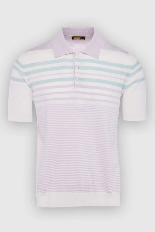 Zilli man cotton and silk polo shirt pink for men buy with prices and photos 164806 - photo 1