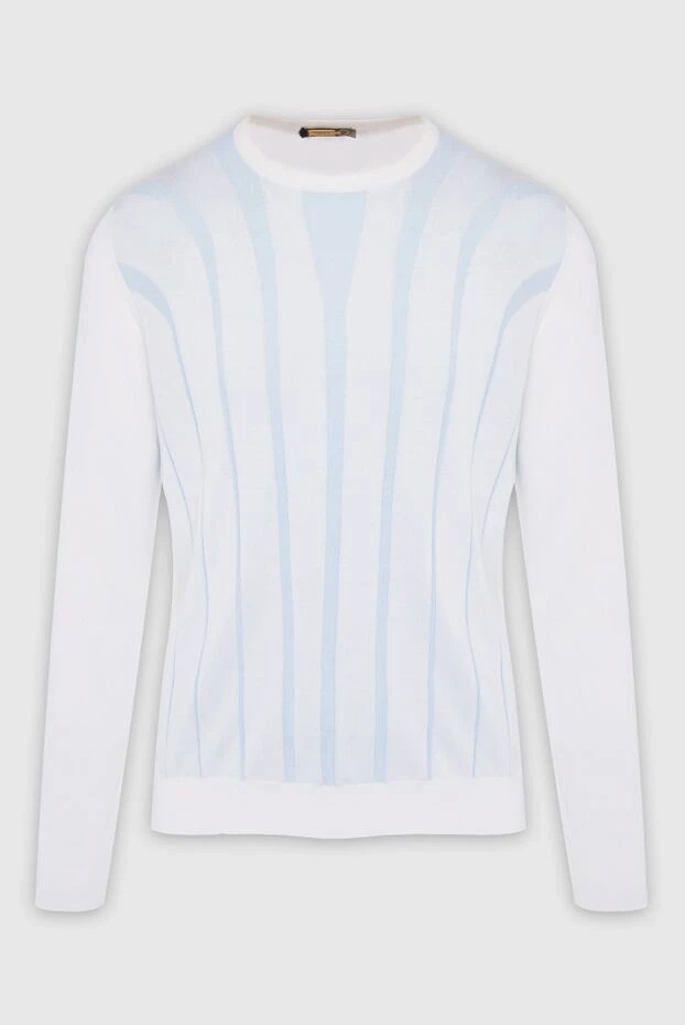 Zilli man white silk and cotton jumper for men buy with prices and photos 164812 - photo 1