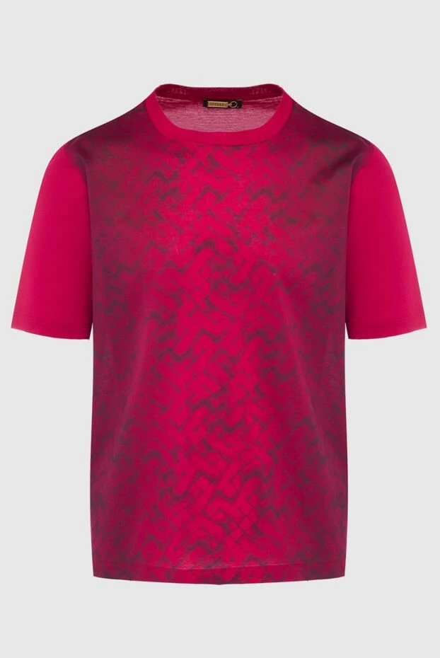 Zilli мужские футболка из хлопка красная мужская купить с ценами и фото 164825 - фото 1