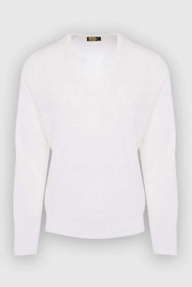 Zilli man white silk and linen jumper for men buy with prices and photos 164826 - photo 1