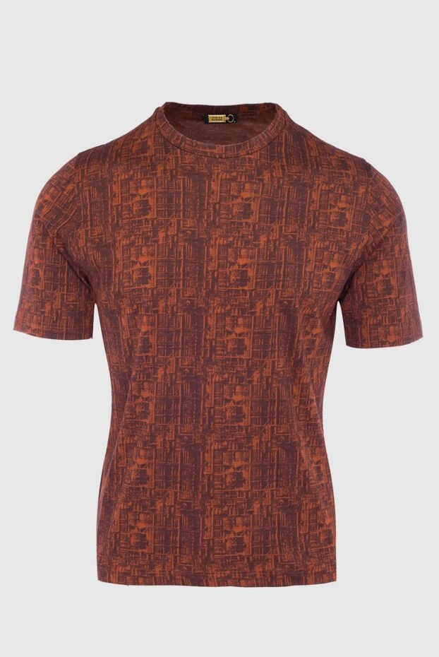 Zilli brown cotton t-shirt for men 164830 - photo 1