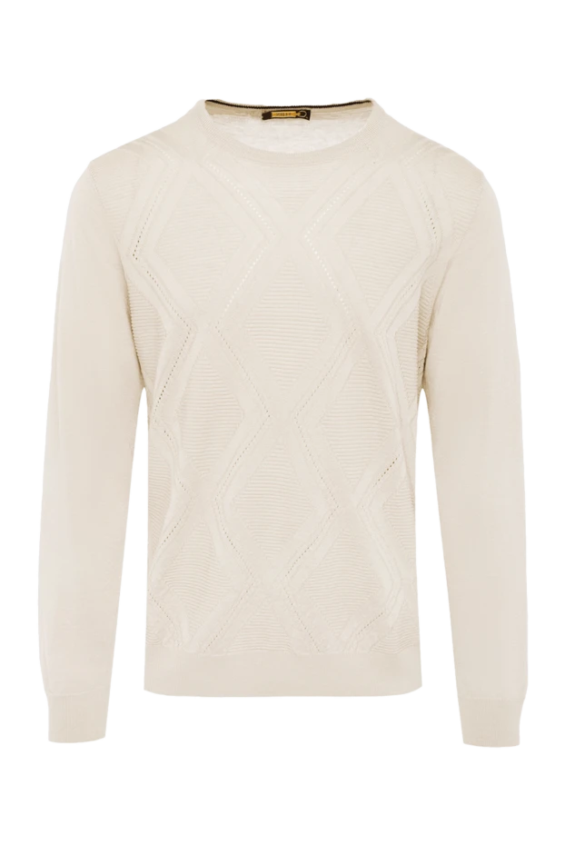 Zilli beige silk and linen jumper for men 164834 - photo 1