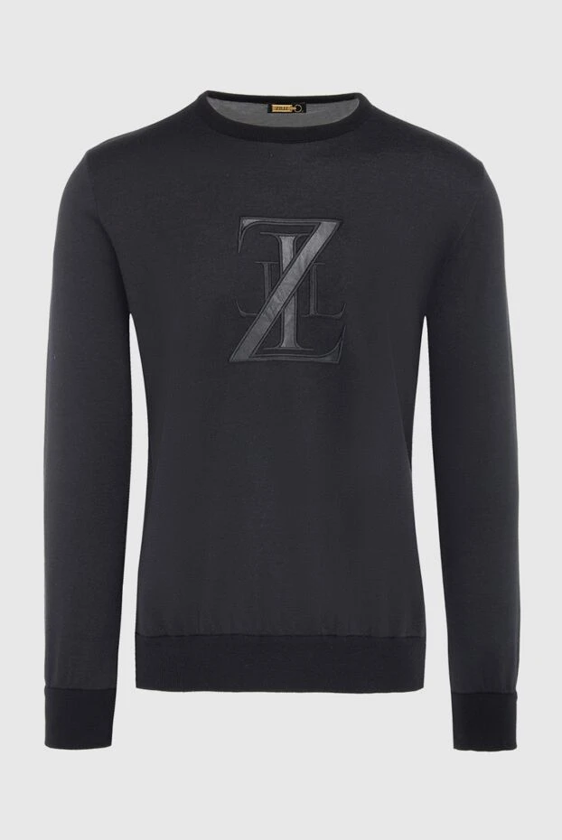 Zilli black men's silk, cashmere and cotton jumper 164840 - photo 1