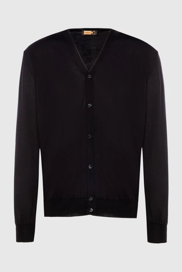 Zilli man men's cashmere and silk cardigan black buy with prices and photos 164849 - photo 1