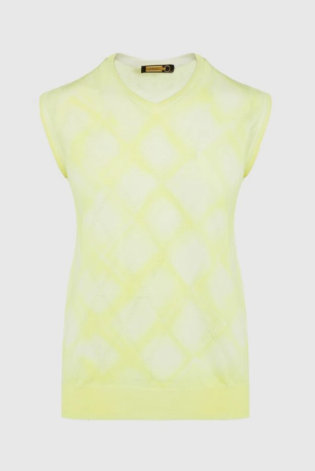 Zilli man men's cotton vest, yellow buy with prices and photos 164892 - photo 1