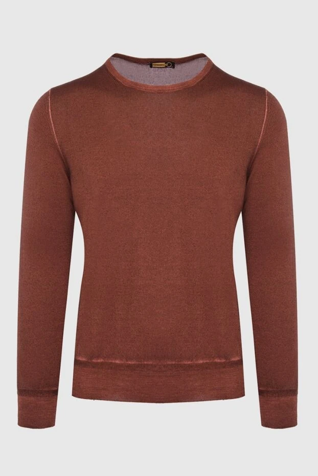 Zilli man cashmere and silk jumper orange for men buy with prices and photos 164896 - photo 1