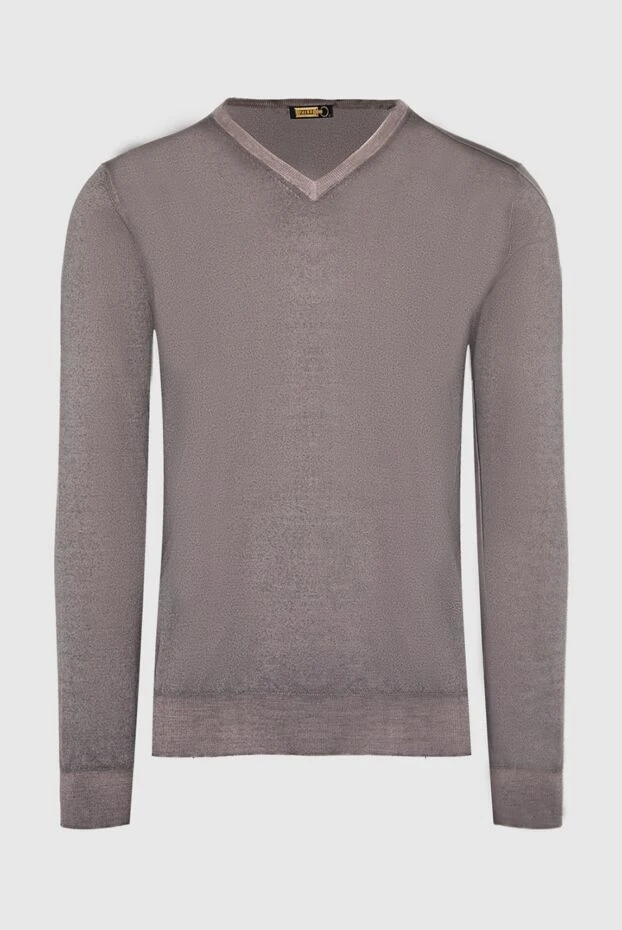 Zilli man cashmere and silk jumper brown for men buy with prices and photos 164899 - photo 1