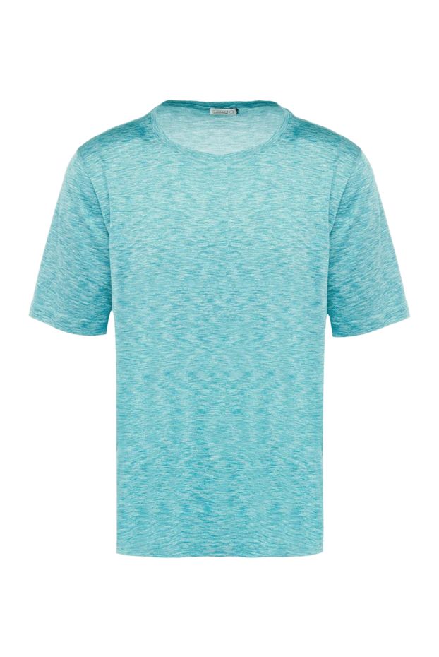 Zilli man blue silk t-shirt for men buy with prices and photos 164926 - photo 1