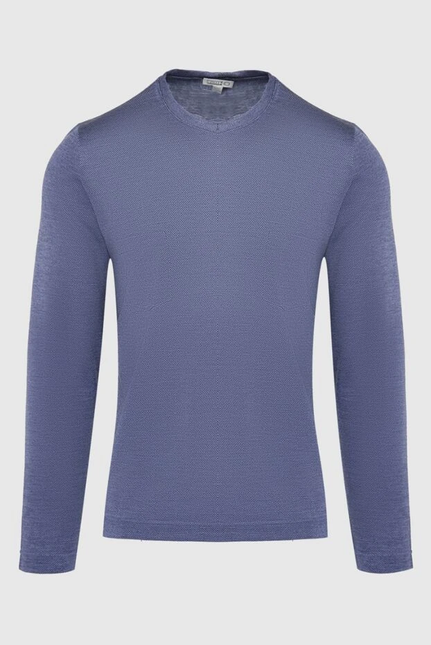 Zilli man cashmere and silk jumper blue for men buy with prices and photos 164951 - photo 1