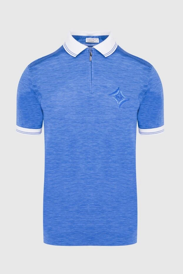 Zilli man blue cotton polo for men buy with prices and photos 164952 - photo 1