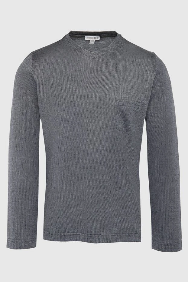 Zilli man cashmere and silk jumper gray for men buy with prices and photos 164953 - photo 1