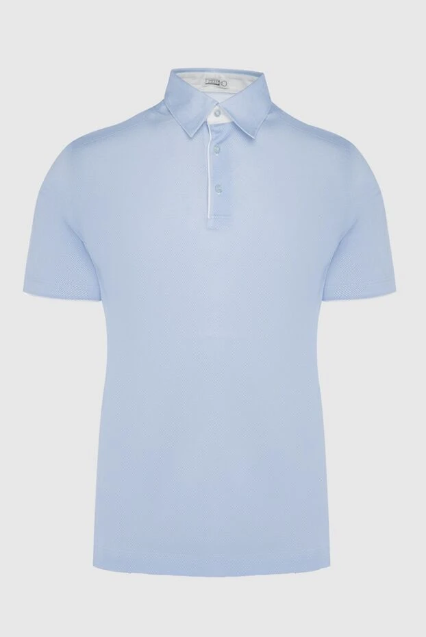Zilli man blue cotton polo for men buy with prices and photos 164954 - photo 1