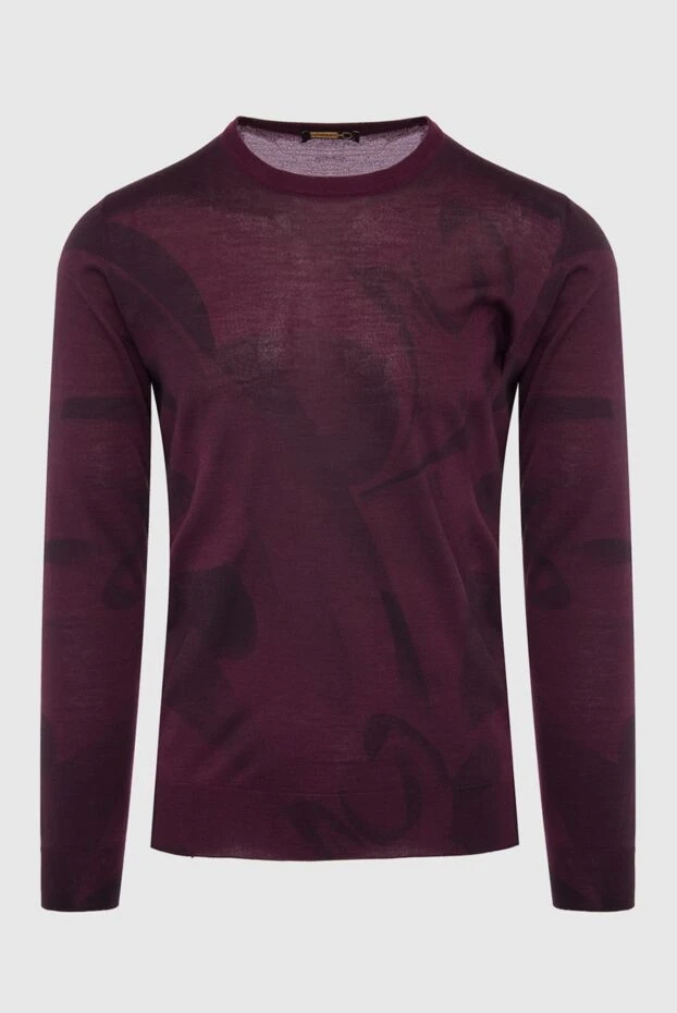 Zilli man cashmere, silk and silk jumper burgundy for men buy with prices and photos 164964 - photo 1