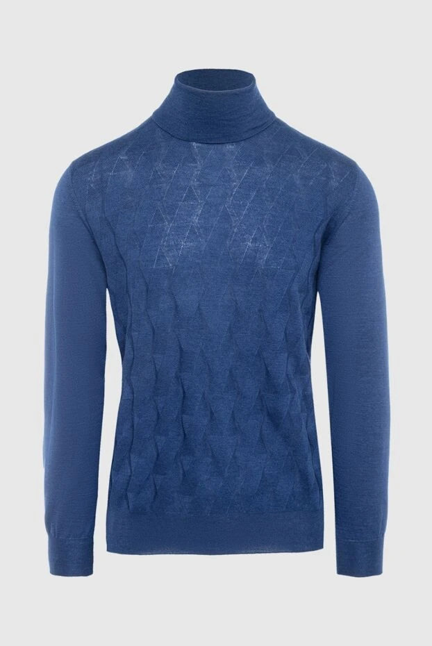 Zilli man golf men's cashmere and silk blue buy with prices and photos 164969 - photo 1