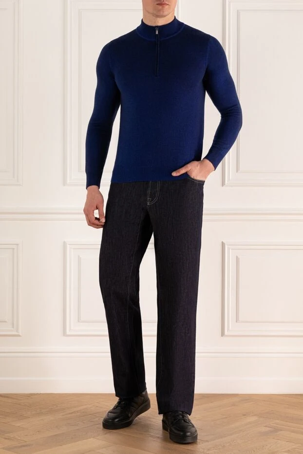 Zilli man troyer cashmere blue for men buy with prices and photos 164972 - photo 2