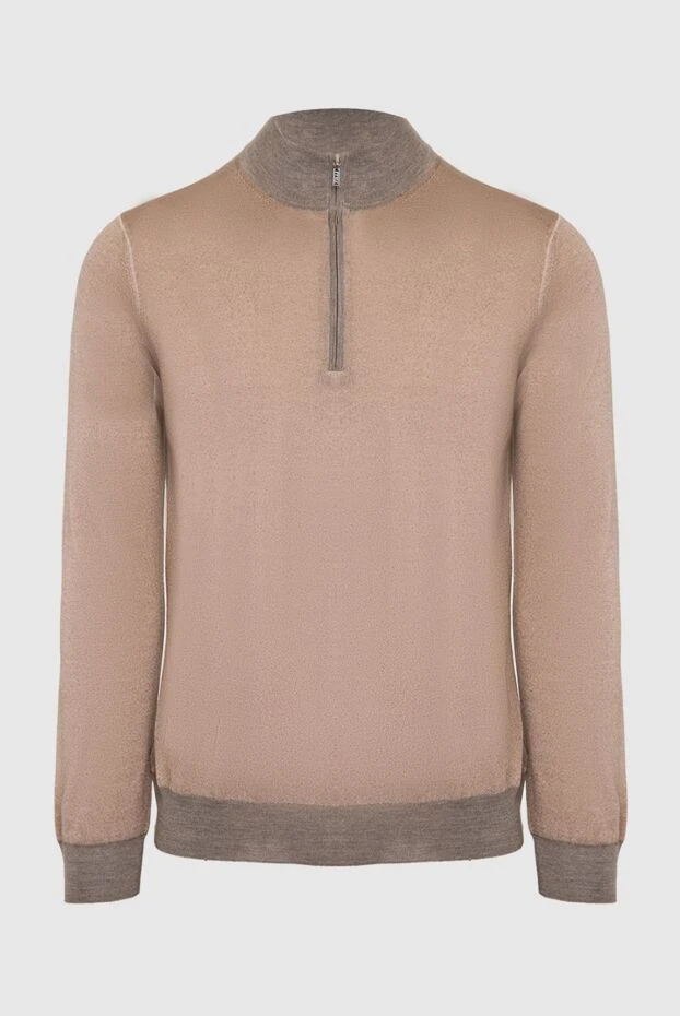 Zilli man troyer cashmere and silk brown for men buy with prices and photos 164977 - photo 1
