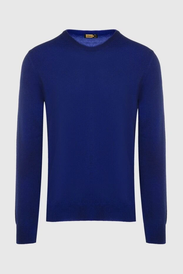 Zilli man cashmere jumper blue for men buy with prices and photos 164983 - photo 1
