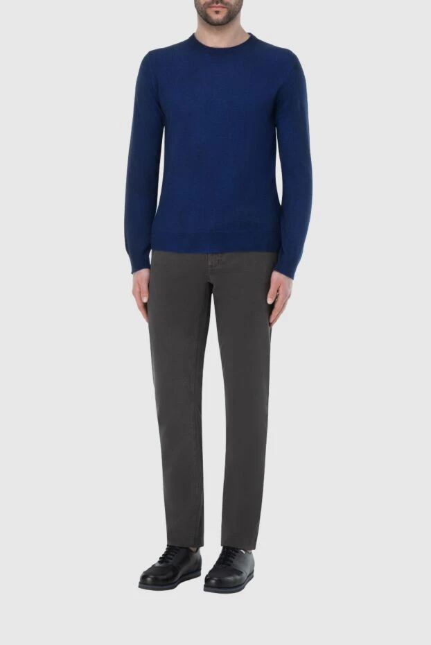 Zilli man cashmere jumper blue for men buy with prices and photos 164983 - photo 2