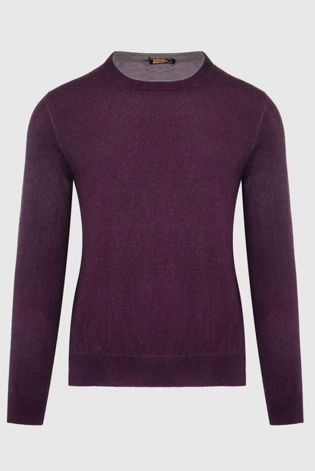 Cashmere burgundy jumper for men