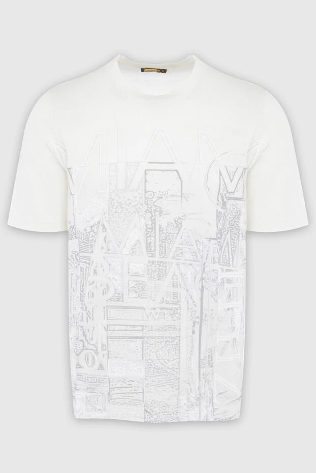 Zilli white cotton t-shirt for men 164989 - photo 1