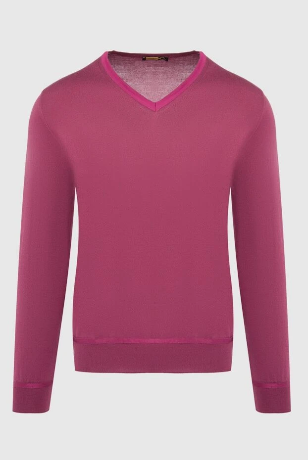 Zilli man silk and cotton jumper pink for men 164998 - photo 1