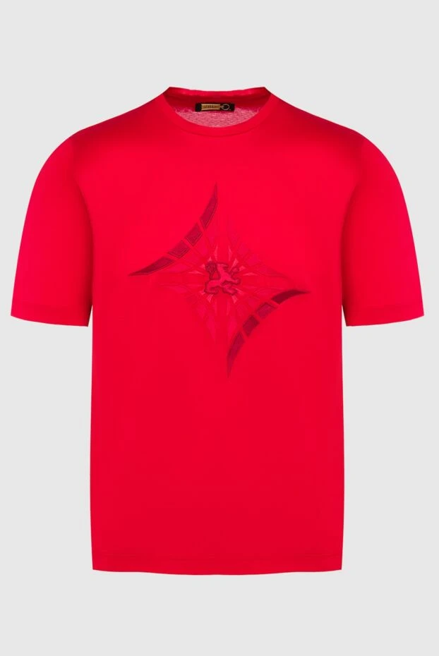 Zilli мужские футболка из хлопка красная мужская купить с ценами и фото 165000 - фото 1