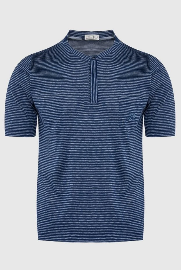 Zilli man silk polo blue for men buy with prices and photos 165006 - photo 1