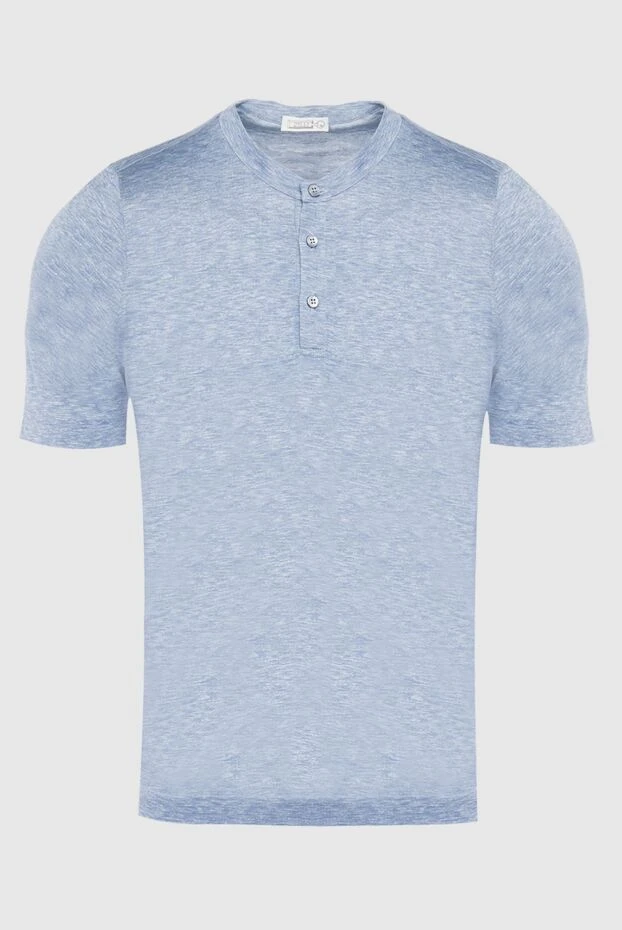 Zilli blue silk t-shirt for men 165007 - photo 1