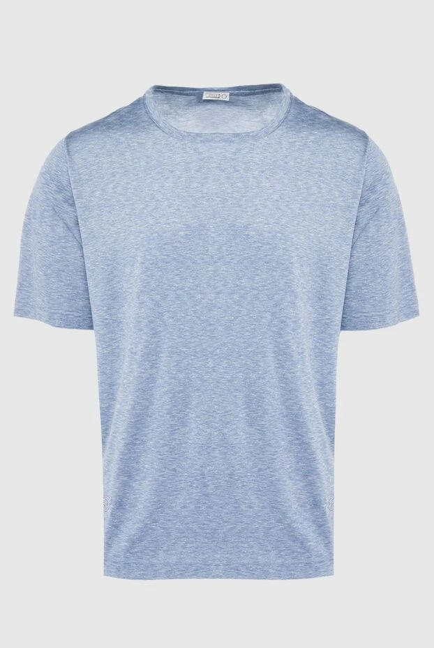 Zilli blue silk t-shirt for men 165009 - photo 1