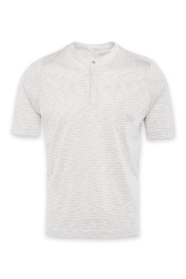 Zilli man white silk polo for men 165011 - photo 1