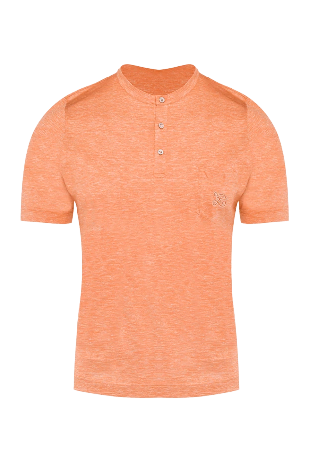 Zilli man silk polo orange for men 165012 - photo 1