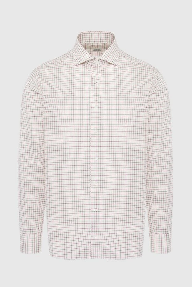 Alessandro Gherardi мужские сорочка из хлопка белая мужская купить с ценами и фото 165023 - фото 1