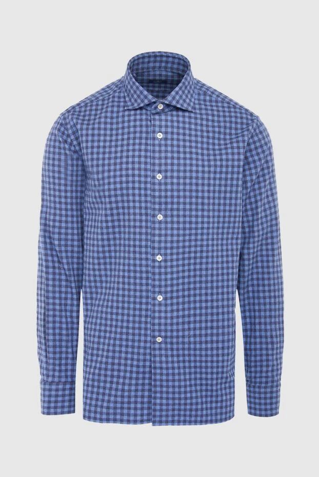 Alessandro Gherardi man blue cotton shirt for men buy with prices and photos 165026 - photo 1